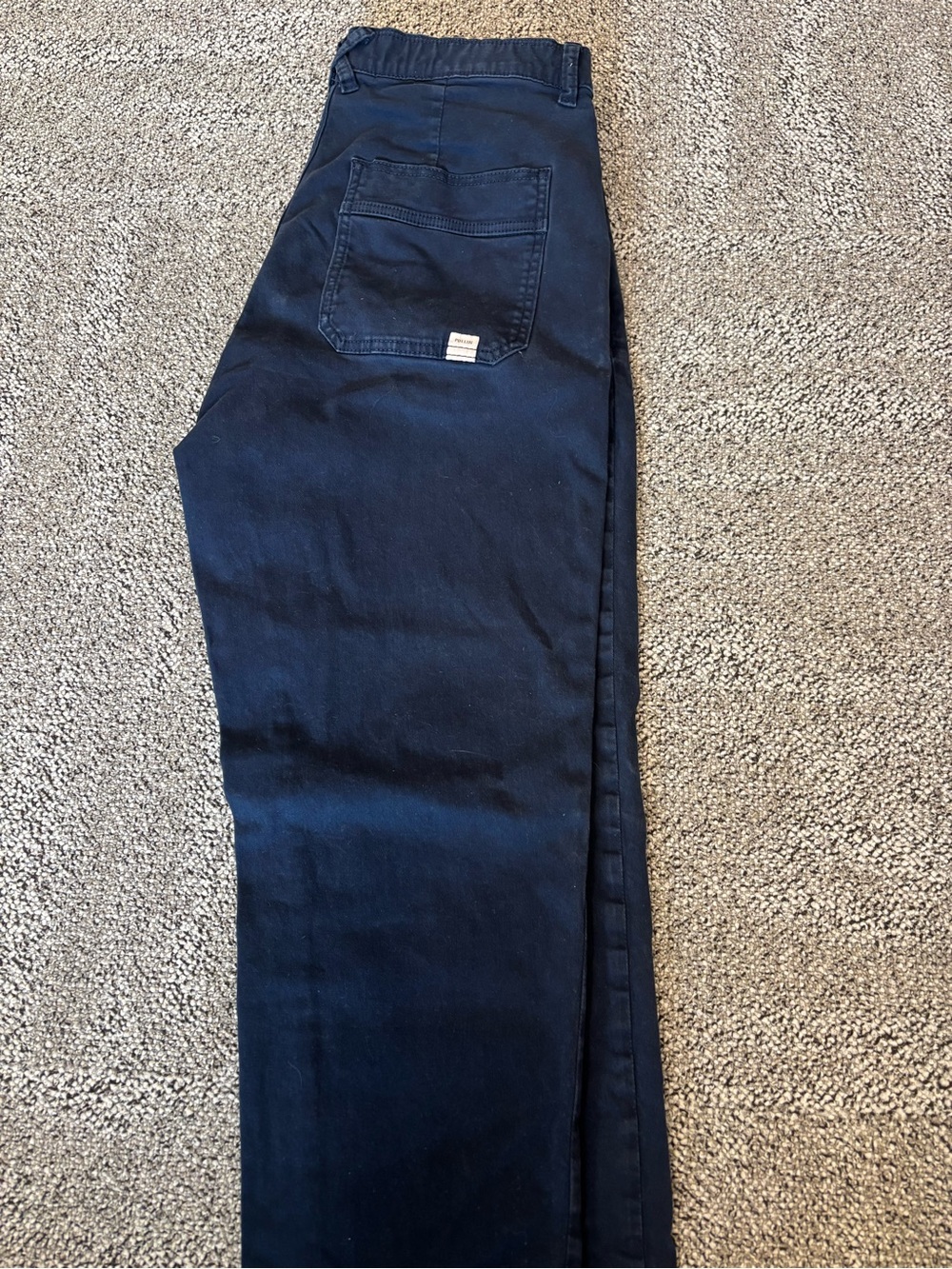 Navy Straight Leg Pants